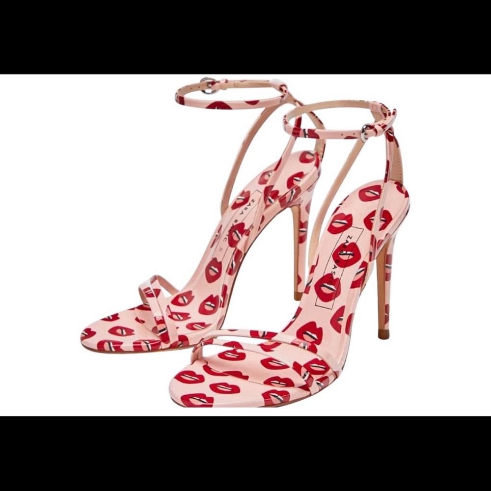 Zara “Lips” Strappy Sandal